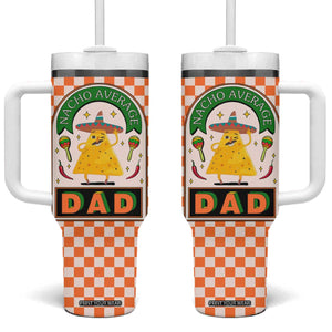 Best Dad Ever Tumbler With Handle Nacho Average Dad Spanish Funny Gifts For Dad TB09 One Size: 40 oz Checkerboard Print Your Wear