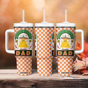 Best Dad Ever Tumbler With Handle Nacho Average Dad Spanish Funny Gifts For Dad TB09 Print Your Wear