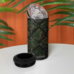 Best Dad Ever Camo 4 in 1 Can Cooler Tumbler TB09 Print Your Wear