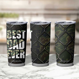 Best Dad Ever Camo Tumbler Cup TB09 Print Your Wear