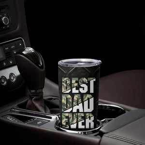 Best Dad Ever Camo Tumbler Cup TB09 Print Your Wear