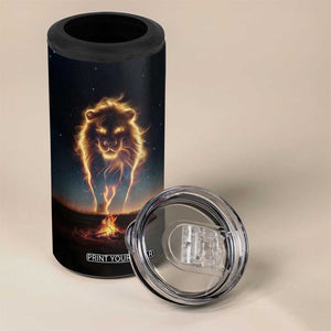 Gifts For Dad 4 in 1 Can Cooler Tumbler The Man The Myth The Legend Strong Lion TB09 Print Your Wear