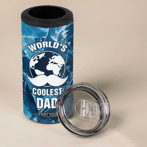 Gifts For Dad 4 in 1 Can Cooler Tumbler World's Coolest Dad No.1 Dad TB09 Print Your Wear