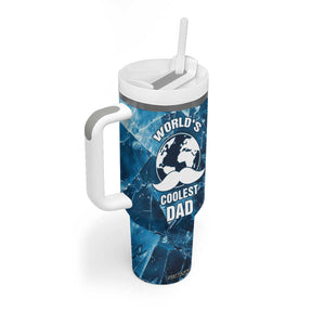 Gifts For Dad Tumbler With Handle World's Coolest Dad No.1 Dad TB09 Print Your Wear