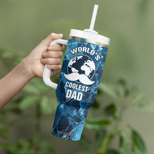 Gifts For Dad Tumbler With Handle World's Coolest Dad No.1 Dad TB09 Print Your Wear