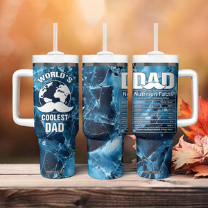 Gifts For Dad Tumbler With Handle World's Coolest Dad No.1 Dad TB09 Print Your Wear