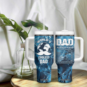 Gifts For Dad Tumbler With Handle World's Coolest Dad No.1 Dad TB09 Print Your Wear