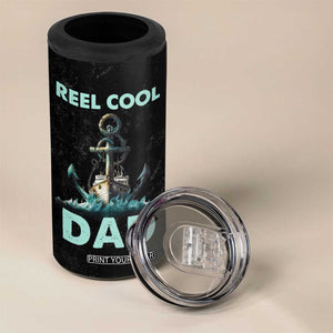 Gifts For Fishing Dad 4 in 1 Can Cooler Tumbler Reel Cool Dad TB09 Print Your Wear