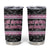 Gifts For Mom Tumbler Cup Like Mother Like Daughter Slay Mom TB09 Black Pink Print Your Wear