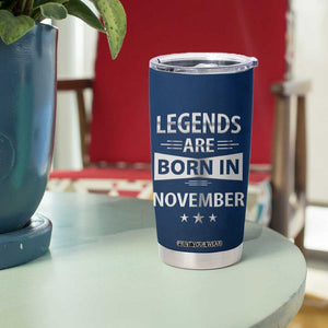 Funny Birthday Gifts For Men Tumbler Cup Legends Are Born In November TB09 Print Your Wear