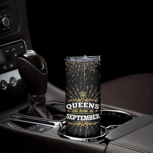 Birthday Gifts For Women Skinny Tumbler Queens Are Born In September TB09 Print Your Wear