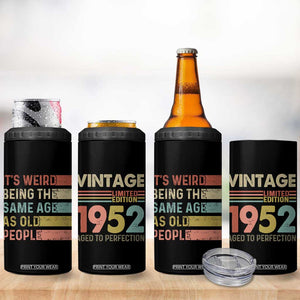 Funny Birthday Gifts 4 in 1 Can Cooler Tumbler Weird Being The Same Age As Old People Retro TB09 Print Your Wear