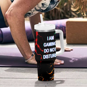 Gifts For Gamer Tumbler With Handle I Am Gaming Do Not Disturb TB09 Print Your Wear