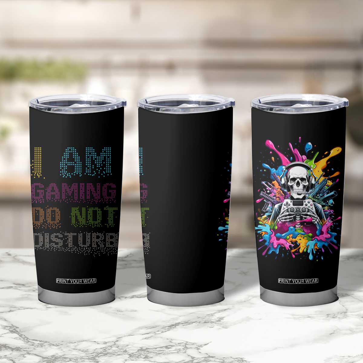 Funny Gamer Tumbler Cup I Am Gaming Do Not Disturb TB09 Print Your Wear