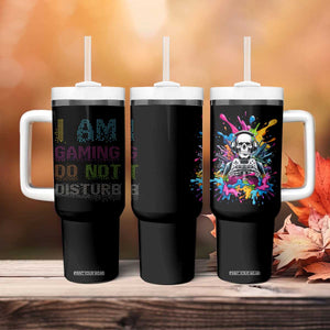 Funny Gamer Tumbler With Handle I Am Gaming Do Not Disturb TB09 Print Your Wear