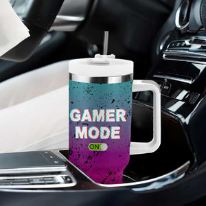 Funny Gamer Tumbler With Handle I Paused My Game To Be Here TB09 Print Your Wear