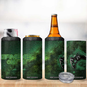 Funny Gamer 4 in 1 Can Cooler Tumbler Gamer Mode On Gifts For Teenage Boys Men TB09 Print Your Wear