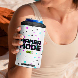 Gifts For Gamer 4 in 1 Can Cooler Tumbler Gamer Mode On Gaming Teenage Boys Men TB09 Print Your Wear