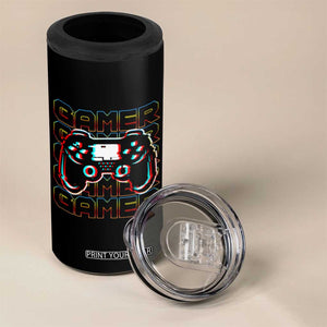 Funny Gamer Nutrition Facts 4 in 1 Can Cooler Tumbler TB09 Print Your Wear