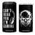 Gifts For Gamer 4 in 1 Can Cooler Tumbler Can't Hear You I'm Gaming Headphone Skull TB09 One Size: 16 oz Black Print Your Wear