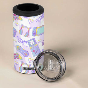 Funny Gifts For Gamer Girl 4 in 1 Can Cooler Tumbler TB09 Print Your Wear