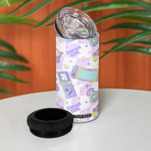 Funny Gifts For Gamer Girl 4 in 1 Can Cooler Tumbler TB09 Print Your Wear