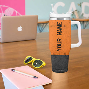 Personalized Gamer Tumbler With Handle Custom Name Can't Hear You I'm Gaming TB09 Print Your Wear