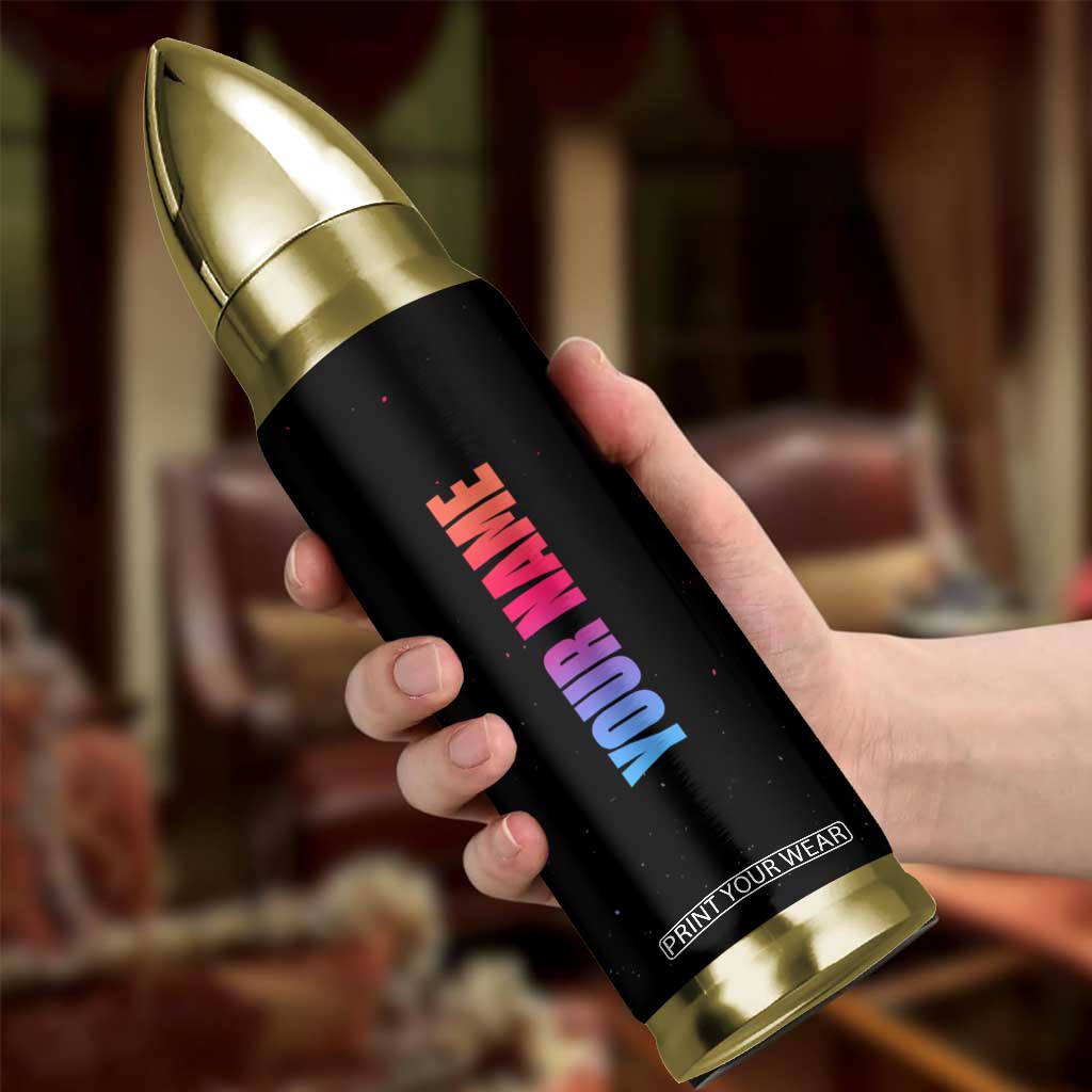 Personalized Gamer Bullet Tumbler Custom Name Eat Sleep Gaming Repeat TB09 Print Your Wear