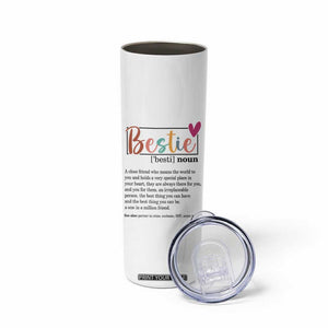 Gifts for Best Friends Skinny Tumbler Bestie Definition TB09 Print Your Wear