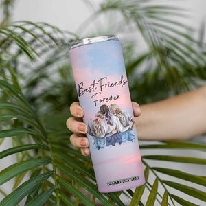 Friendship Gifts Skinny Tumbler Best Friends Forever TB09 Print Your Wear