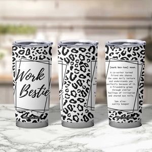 Gifts for Coworker Tumbler Cup Work Bestie Definition TB09 Print Your Wear