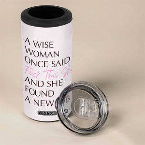 Funny Farewell Gift for Coworker 4 in 1 Can Cooler Tumbler New Job Congrats Now Go And Be Fabulous TB09 Print Your Wear