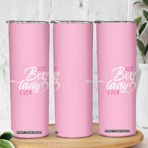 Gifts for Female Boss Skinny Tumbler Best Boss Lady Ever TB09 Print Your Wear