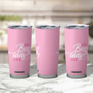 Gifts for Female Boss Tumbler Cup Best Boss Lady Ever TB09 Print Your Wear