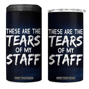 Funny Boss 4 in 1 Can Cooler Tumbler These Are The Tears Of My Staff TB09 One Size: 16 oz Black Print Your Wear