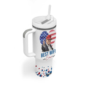 Funny Gifts for Wife Tumbler With Handle Best Wife Ever Trump Anniversary Valentines