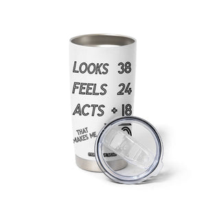 Funny 80th Birthday Tumbler Cup Happy 1944 80 Years Old Birthday Gifts TB10 Print Your Wear