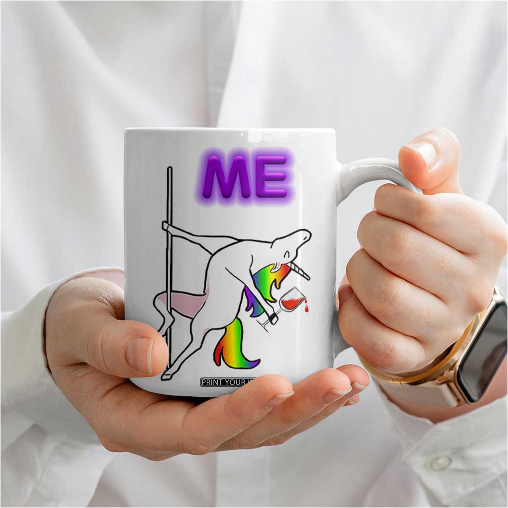 50th Birthday Coffee Mug Funny Dancing Unicorn 1976 Other 50 Year Olds TB10 Print Your Wear