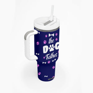 Dog Dad Tumbler With Handle The Dog Father Gifts For Dogs Lovers TB10 Print Your Wear