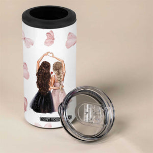 Bestie 4 in 1 Can Cooler Tumbler We'll Be Friends Until We're Old And Senile Then We'll Be New Best Friends TB10 Print Your Wear