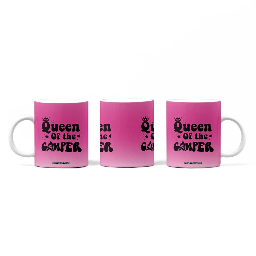 Queen Of The Camper Coffee Mug RV Camping Camper Life TB10 Print Your Wear