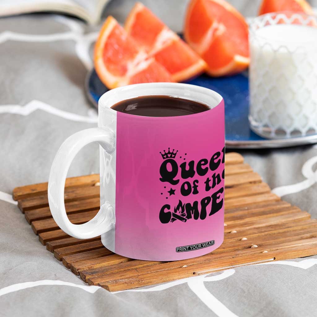 Queen Of The Camper Coffee Mug RV Camping Camper Life TB10 Print Your Wear