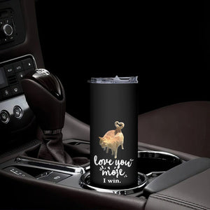 Romantic Cat Couple Skinny Tumbler Love You More I Win Birthday Ideas for Her Couple Wife Family TB10 Print Your Wear