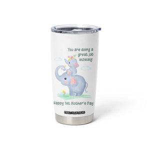 New Mom Tumbler Cup Happy 1st Mother's Day Gifts for First Time Mothers TB10 Print Your Wear