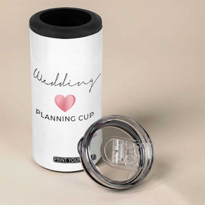 Wedding Shower 4 in 1 Can Cooler Tumbler Wedding Planning Cup Engagement Gifts for Couples TB10 Print Your Wear