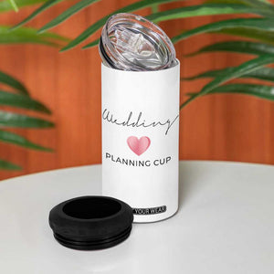 Wedding Shower 4 in 1 Can Cooler Tumbler Wedding Planning Cup Engagement Gifts for Couples TB10 Print Your Wear