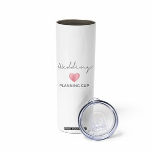 Wedding Shower Skinny Tumbler Wedding Planning Cup Engagement Gifts for Couples TB10 Print Your Wear