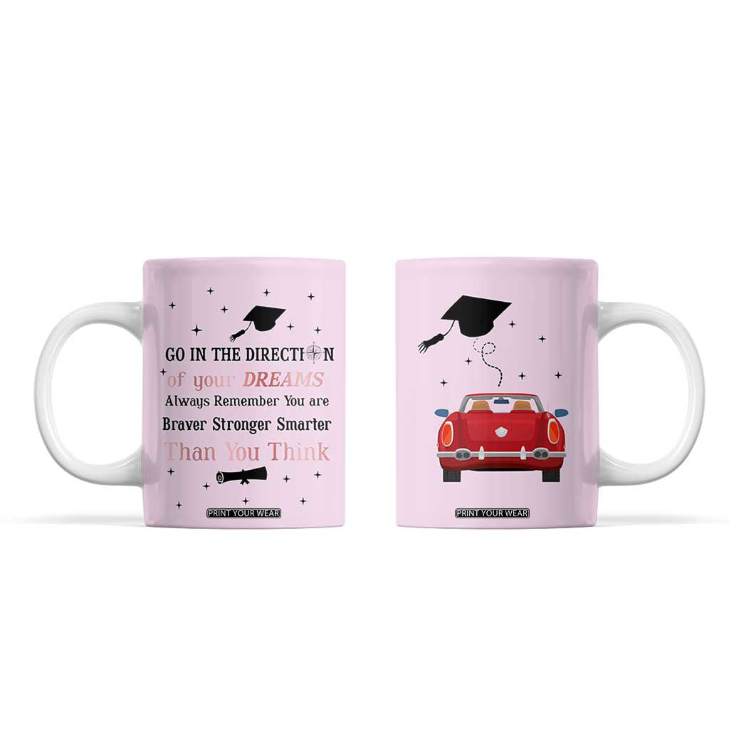 Graduation Gifts For Her Coffee Mug Masters Degree College High School PhD Grad Gift TB10 Pink Print Your Wear