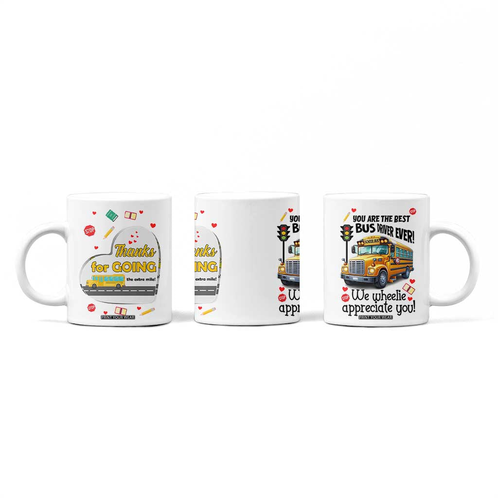 Bus Driver Gifts Coffee Mug School Bus Driver Christmas Appreciation Retired Drivers Gift TB10 Print Your Wear