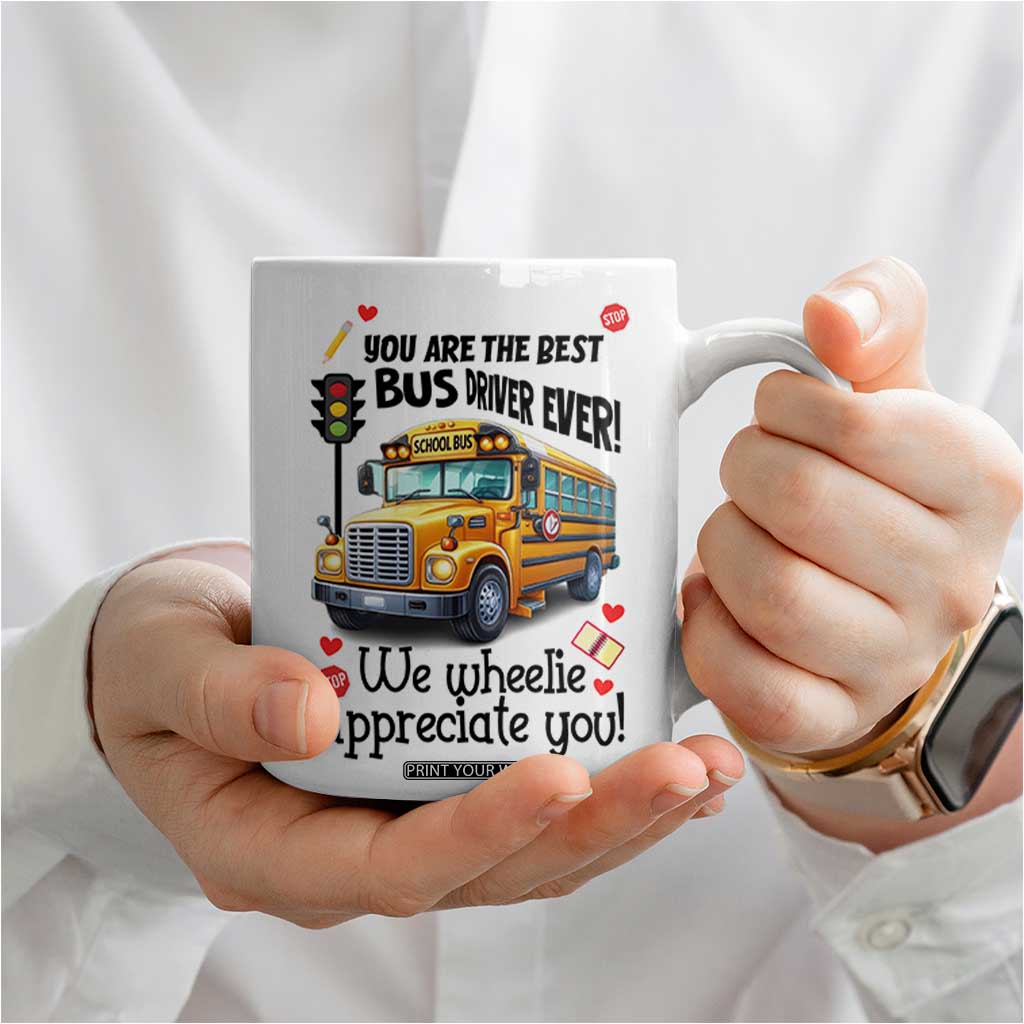 Bus Driver Gifts Coffee Mug School Bus Driver Christmas Appreciation Retired Drivers Gift TB10 Print Your Wear